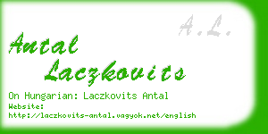 antal laczkovits business card